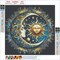 DIY 5D Sleepy Sun and Moon Diamond Art Kit – Round Full Drill Sparkling Diamond Painting for Adults & Beginners, Fantasy Wall Decor 12x12 inch
